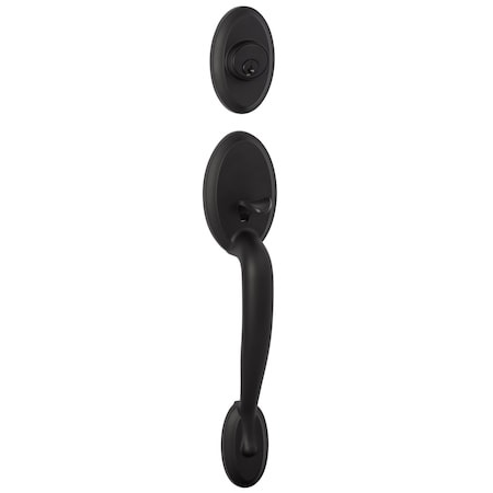 Sure-Loc Hardware Sure-Loc Hardware Aspen Handleset, Grade 2, Flat Black AN507-G2 FBL